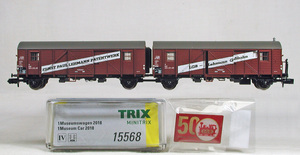 MINITRIX #15568 DB( old west Germany National Railways ) ream connection type have cover car I have LGB50 anniversary (meruk Lynn museum 2018 year of model )