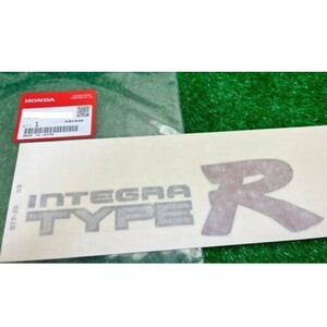 ★新品 インテグラ TYPE R ステッカー 左サイド 3D/4D ホンダ HONDA 純正部品