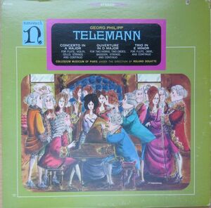 C099　テレマン　協奏曲ハ長調、序曲ヘ長調、トリオ　ト短調　ジャン・ピエール・ランパル(fl)、ジャンドル(vn)、ニールツ(vc)