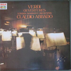 O048　ヴェルディ　序曲集(ナブッコ、アイーダ、運命の力、アロルド、ルイザ・ミラー、土地リアの祈り)　アバド/ロンドン交響楽団