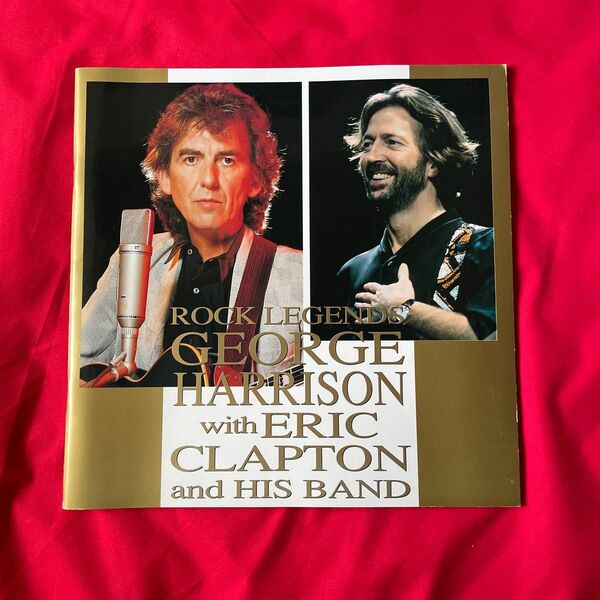 1991年ジョージハリソンとエリッククラプトン共演のコンサートのパンフレット