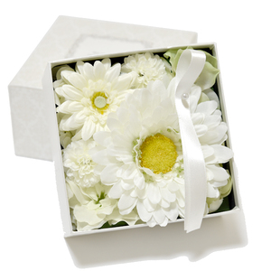  box цветок белый искусственный цветок свадьба оборудование орнамент брак праздник . в коробке зеленый подарок День матери .. нет маленький 