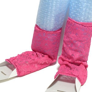 新品 レース フットカバー シースルー 花柄 ピンク 靴下 未使用 ソックス レディース かわいい 日本製