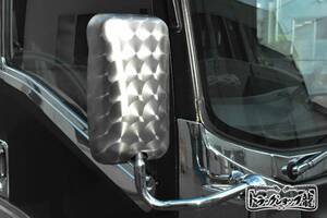  new commodity original! made of stainless steel *. pattern mirror cover * Isuzu 07 Elf / Mazda NEW Titan Φ170 standard / wide car 3 point set S0906D