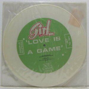 10”Single,GIRL LOVE IS A GAME カラーレコード