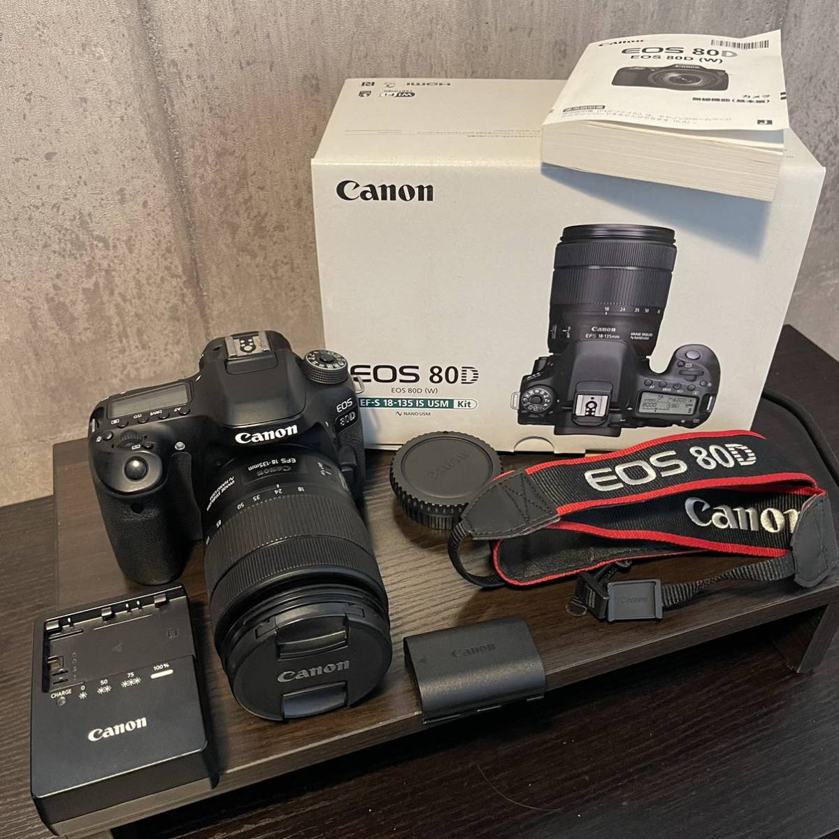 予約中!】 80D EOS 【極上品】CANON EF-S18-135 キット USM IS