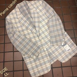 ★紳士服・工房★【大創業祭】★新品★未使用Pierre cardin ソフト2ボタンジャケットサイズ LL日本製ノーベンツ希少・ビンテージゆったり