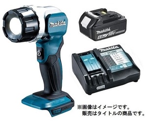 マキタ フラッシュライト ML808+バッテリBL1860B+充電器DC18RF付 LEDライト 14.4V/18V対応 makita オリジナルセット品