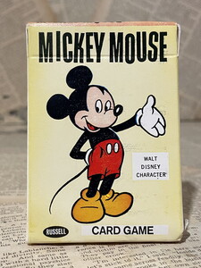 ☆1970年代/ミッキーマウス/カードゲーム/即決ビンテージUSA/Mickey Mouse/Card Game(70s) DI-131