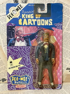 ☆1980年代/ピーウィーハーマン/フィギュア/即決ビンテージ/ティムバートン/Pee-wee's Playhouse/Action Figure(King of Cartoons)
