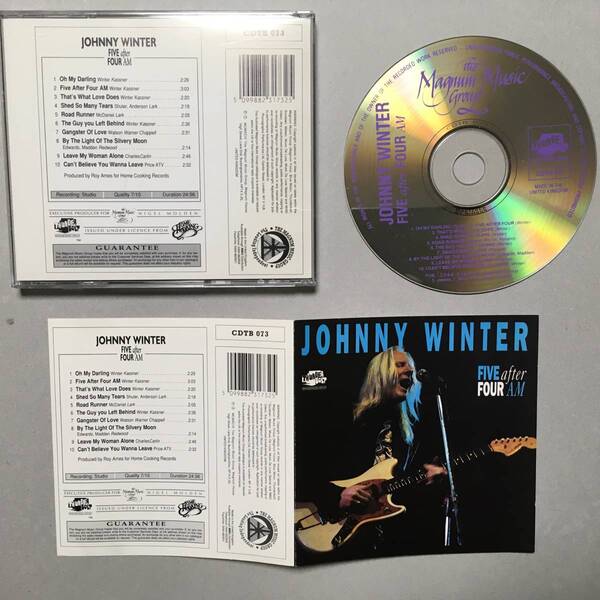 JOHNNY WINTER FIVE AFTER FOUR AM UK盤