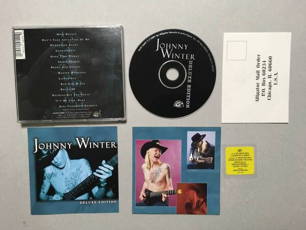 JOHNNY WINTER DELAX EDITION US盤 ミニポスター