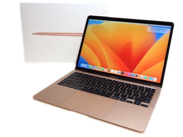 ランキング2022 13インチ Air MacBook 2019 中古品 Gold ノートPC