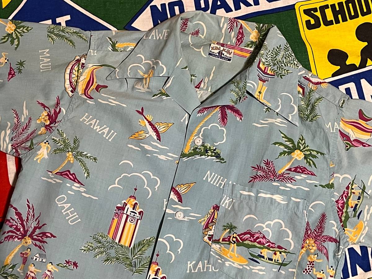 ハワイモチーフのプリントパターンMade in HAWAII製Kihikihiキ