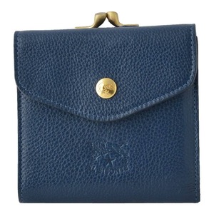  Il Bisonte purse IL BISONTE Blu bulrush . change purse . attaching folding twice purse C0423-866