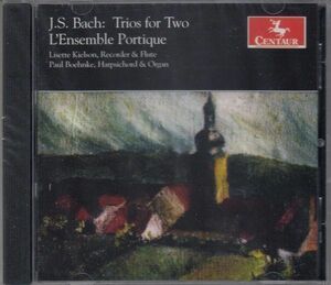 [CD/Centaur]バッハ:トリオ・ソナタ集(6曲)/ランサンブル・ポルティク 2009.4
