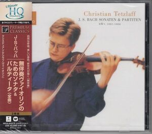 [2CHQD/Warner]バッハ:無伴奏ヴァイオリンのためのソナタとパルティータ全曲BWV.1001-1006/C.テツラフ(vn) 1993