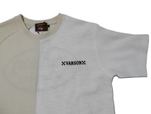 バンソン／vanson／Mサイズ／クレイジー半袖Ｔシャツ／NVST-2113／ナチュラル×オフ／新品／送料無料／バイカー／サーマル_画像5