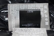 定価14万 使用少 超美品 AKM × DUVETICA エイケイエム レザーディテール N-3B ファー付 ダウンコート AD012 ブラック メンズ S ジャケット_画像6