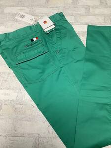 Y* new goods unused with translation * waist 85cm VAGIIEbajie green group cotton bread regular price 22,000 jpy super-discount liquidation spring summer pants 