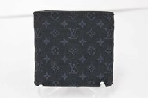 ルイヴィトン LOUISVUITTON 三つ折り財布 モノグラムミニ ポルトビエカルトクレディ モネ M92439 TSTブルー TH1002 → 2305LA021_画像2