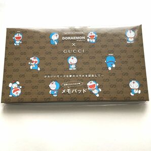 【新品・未開封】Oggi 3月号特別付録　ドラえもんGUCCI メモパッド 1冊