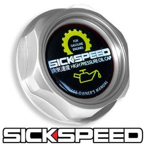 SICKSPEED スバルエンジン用 オイルフィラーキャップ シルバー USDM JDM オイルキャップ シックスピード ポリッシュ 銀