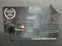 《テレカ》未使用 「F-1：Canon Williams Team：キャノン・ウィリアム」1992年と1993年セット：50度数×4枚 金券：テレホンカード_画像7