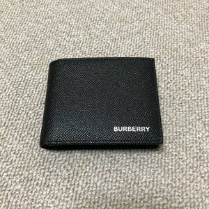 【新品】バーバリー BURBERRY 2つ折り 財布 ブラック