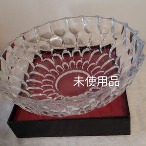 「318」クリスタルサラダボウル大 HOYA クリスタルガラス