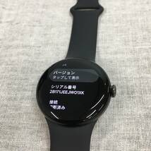 Google グーグル Pixel Watch 心拍計 Matte Black ステンレス ケース / Obsidian アクティブ バンド_画像10