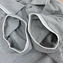ITD2QWMYYF60 即決 国内正規 MONCLER モンクレール ポロシャツ 半袖 襟付き グレー コットン ホワイトライン ロゴ ワッペン メンズ M_画像6