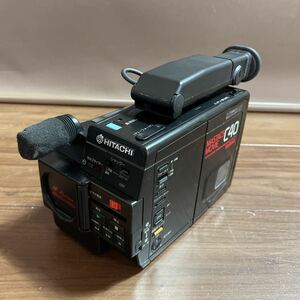【ビデオカメラ】HITACHI 日立 カメラ 映像機器 MASTACSMOVIE C40 VM-C40 AF×6ZOOM 動作未確認 バッテリーなし ケース付き