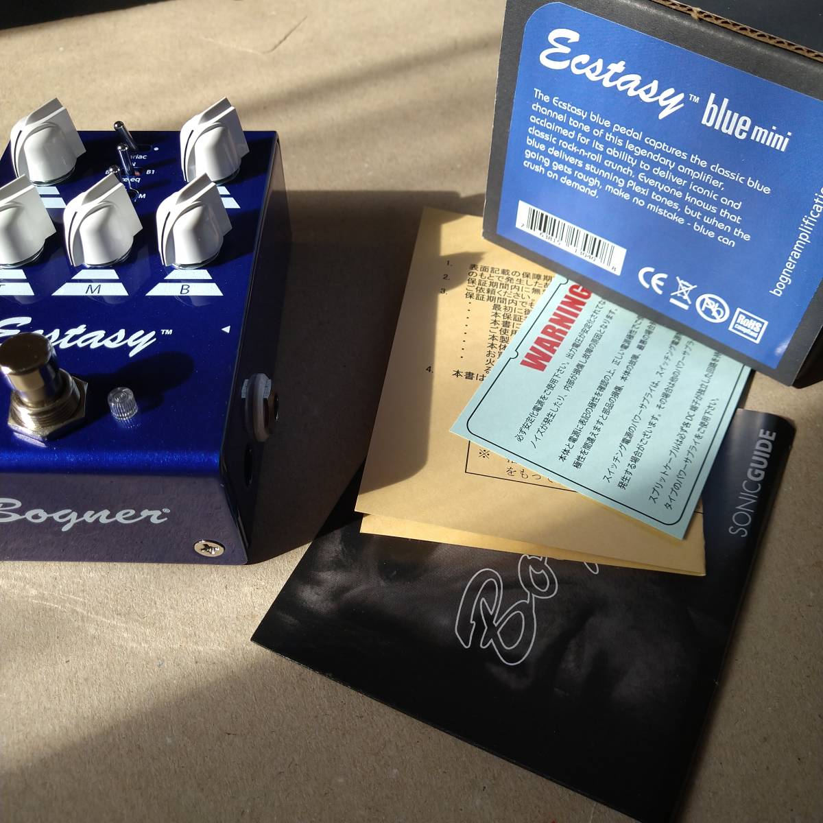 Bogner Ecstasy Blue Mini オーバードライブ エフェクター 正規輸入品