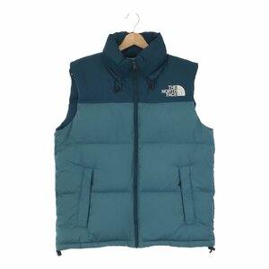 * secondhand goods * THE NORTH FACE North Face npsi the best ND91843mon tray blue × storm blue size :XL down vest P42239NS