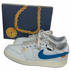 ◆中古品◆NIKE ナイキ UNION × Nike Air Jordan 1 Low KO DO8912-101 27.5cm スニーカー ホワイト キャンバス D41269NJ