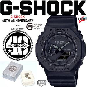 新品未使用 国内正規 限定品 カシオ CASIO Ｇ‐SHOCK 40周年モデル GA-2140RE-1AJR REMASTER BLACK SERIES オクタゴン カーボンコアガード