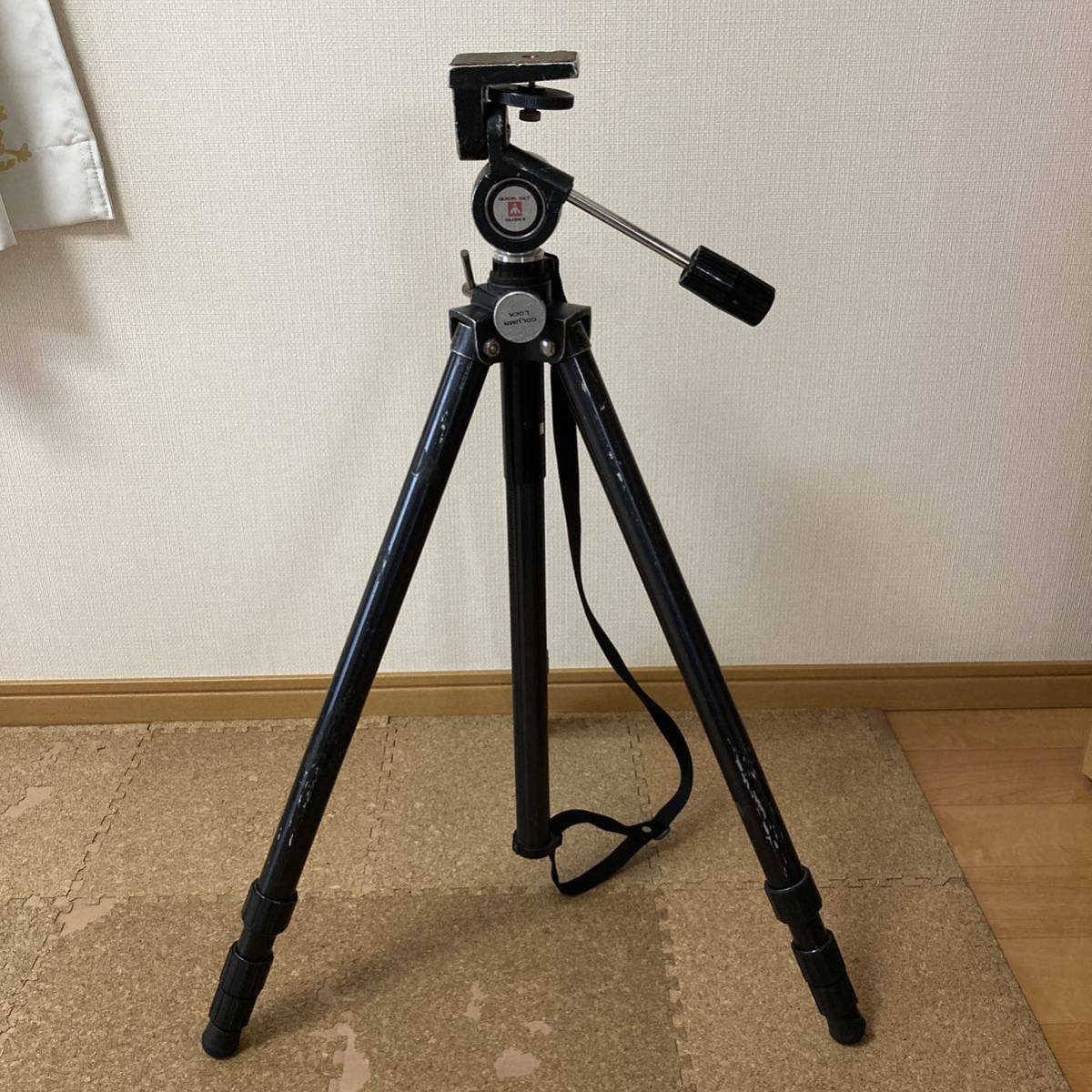 ∋ 97 三脚HUSKY ハスキーQUICK-SET クィックセット3段三脚検:3D