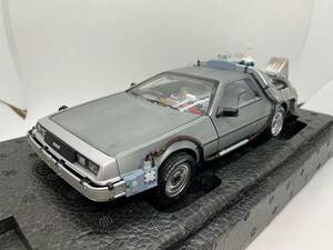 HotWheels 1/18 バック トゥ ザ フューチャー パート I デロリアン Back To The Future Time Machine J02-5-007