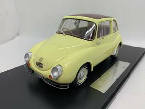 エブロ 1/18 スバル 360 EBBRO SUBARU 360 1958 イエロー J02-4-014