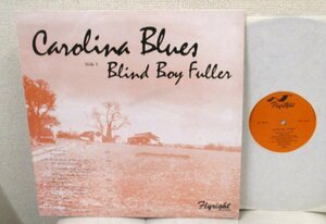 ☆彡 Blues LP [ Blind Boy Fuller / Brownie McGhee Carolina Blues UK Flyright Records FLY LP 105]