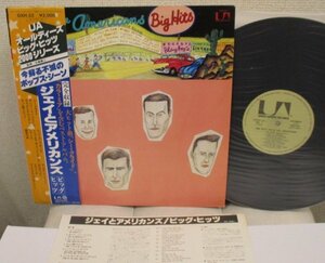 ^^ 帯 Jay & The Americans Big Hits[ 国内盤 JPN'78 United Artists Records GXH 22 ]　