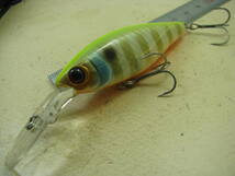 加藤誠司 ジャッカル チャブル65MR チャートギル 汗 Jackall Chubble CrankBait MediumRunner_画像1