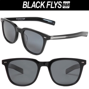  polarized light gray lens Black Fly sunglasses BlackFlys FLY STACY BLACK-SILVER/GREY(POL)