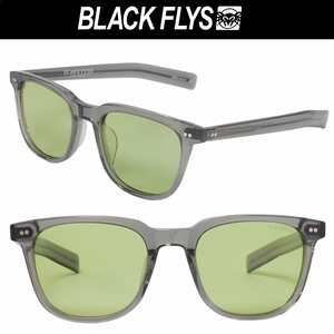  polarized light green lens Black Fly sunglasses BlackFlys FLY STACY CLEAR GREY/LIGHT GREEN POLARIZED