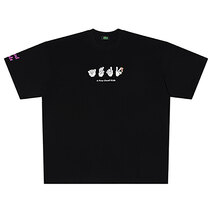 【 A FEW GOOD KIDS 】 AFGK 正規品 男女兼用 ユニセックス サイン Tシャツ AFGK SIGN LANGUAGE TEE ブラック L_画像8