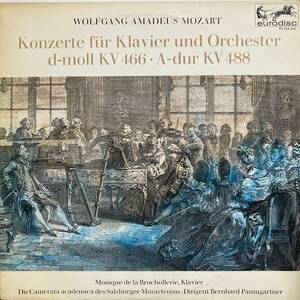 LP独オイロディスク ブルショルリ パウムガルトナー モーツァルト ピアノ協奏曲20,23番