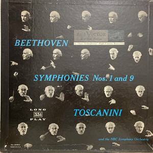 LP米RCA (SD) トスカニーニ NBC ベートーヴェン 交響曲1,9番 2LP
