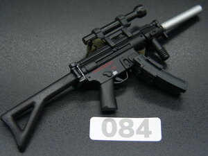 【 白：084 】1/6ドールパーツ：メーカー不詳 H&K MP5 PDWサブマシンガン【 合金製・長期保管・ジャンク扱い品 】