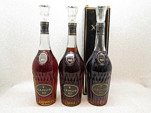 ★☆【古酒】CAMUS XO COGNAC カミュXO コニャック ブランデー 700ml 40% 1箱だけ箱あり ブランデー 3本セット ot☆★